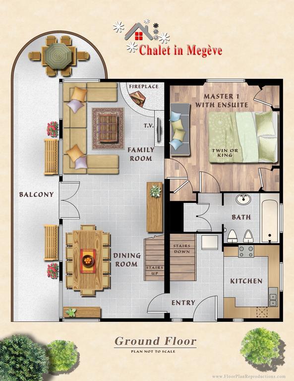 Chalet In Megeve Bed & Breakfast Oda fotoğraf